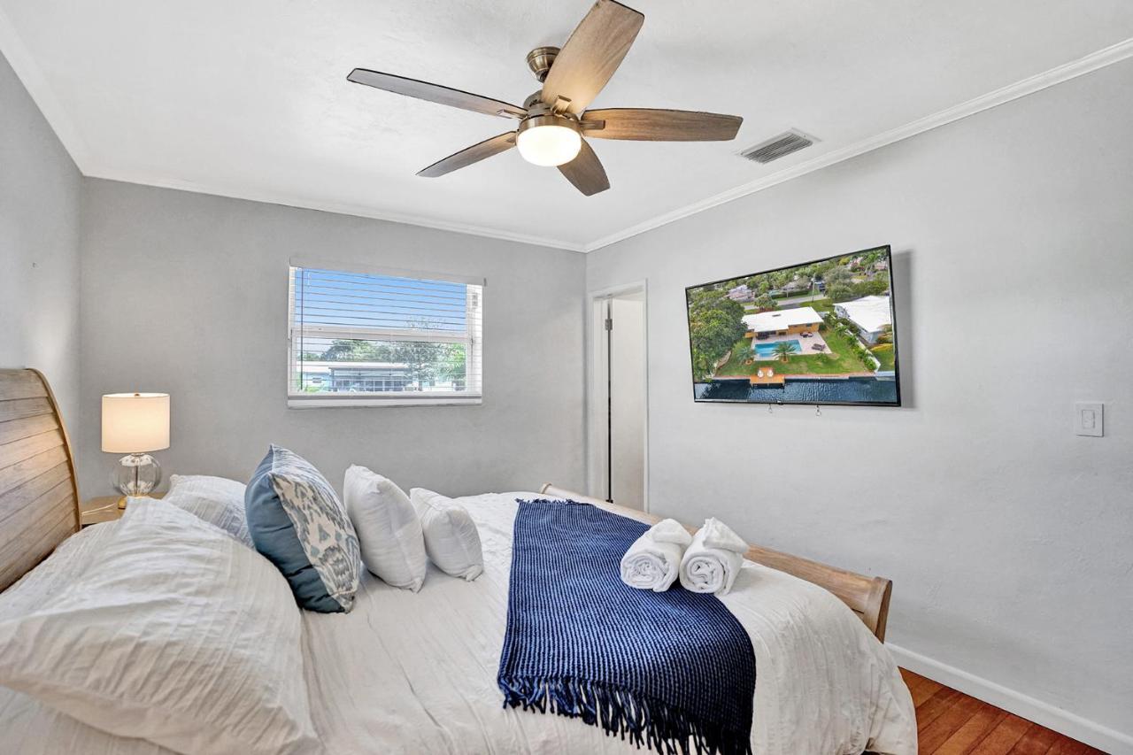 New! Waterfront Heated Pool & Jacuzzi 2 Mi To Beach - Fishing Pier Relaxing Spa & Hammock Fort Lauderdale Kültér fotó