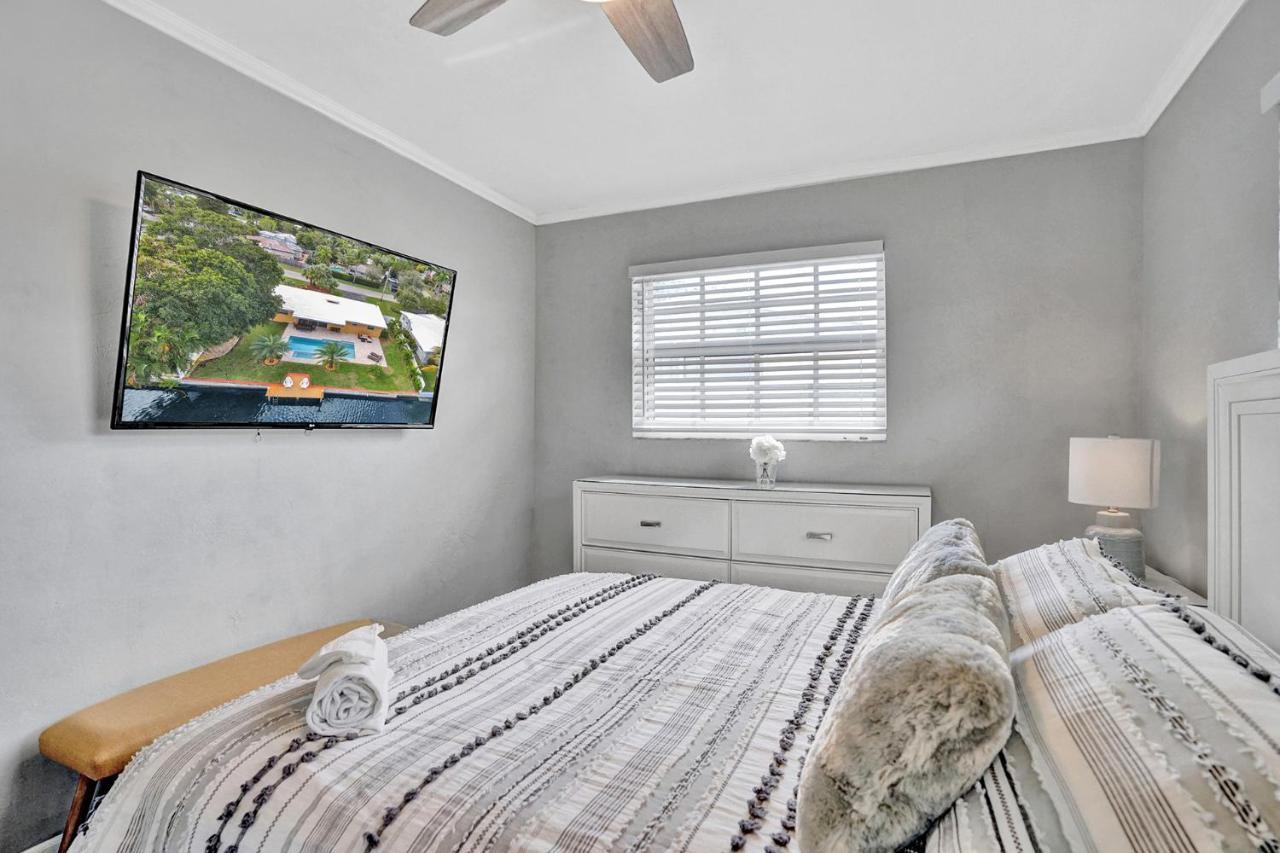 New! Waterfront Heated Pool & Jacuzzi 2 Mi To Beach - Fishing Pier Relaxing Spa & Hammock Fort Lauderdale Kültér fotó