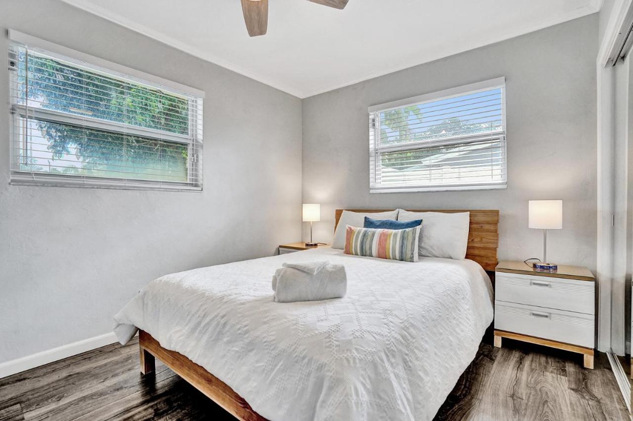 New! Waterfront Heated Pool & Jacuzzi 2 Mi To Beach - Fishing Pier Relaxing Spa & Hammock Fort Lauderdale Kültér fotó