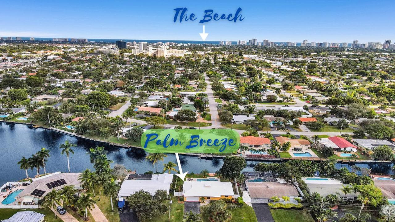 New! Waterfront Heated Pool & Jacuzzi 2 Mi To Beach - Fishing Pier Relaxing Spa & Hammock Fort Lauderdale Kültér fotó