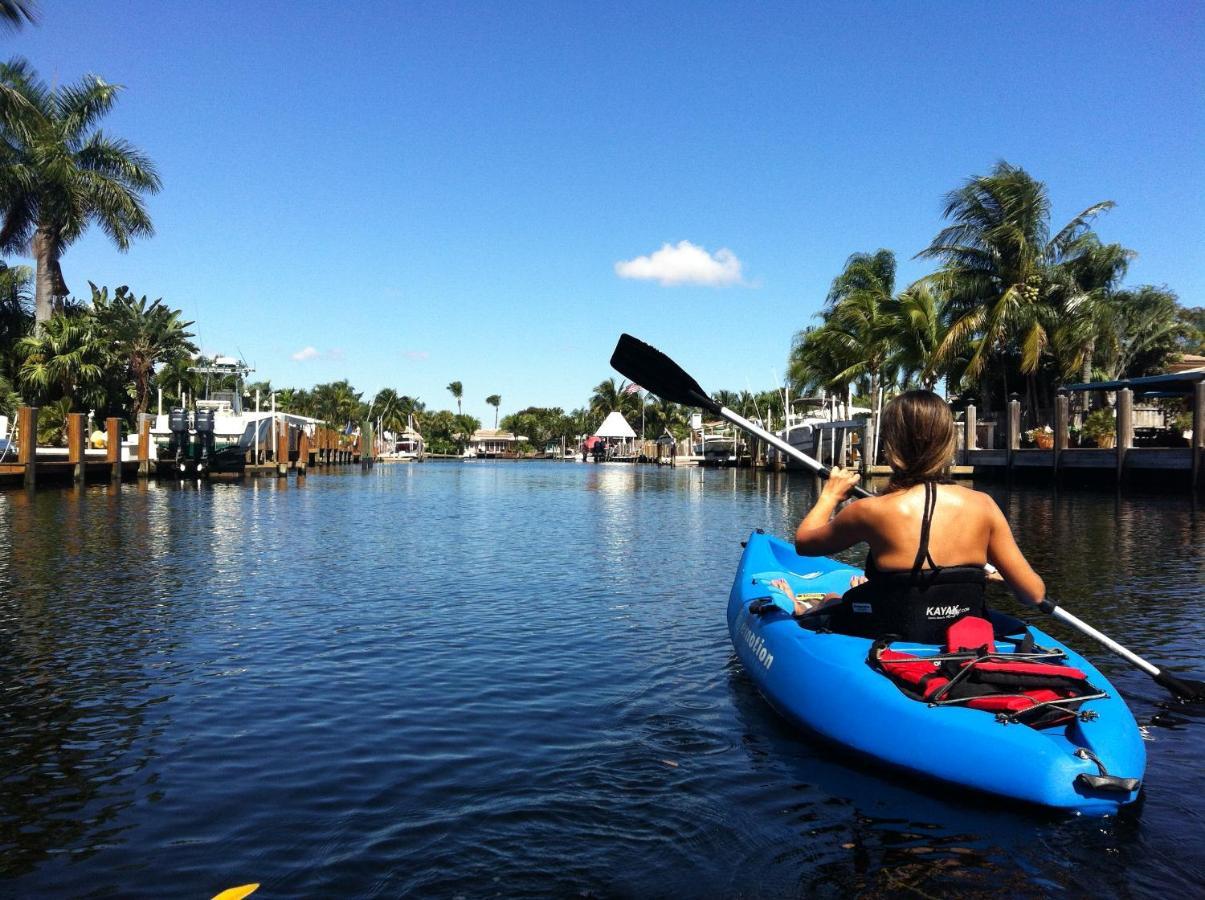 New! Waterfront Heated Pool & Jacuzzi 2 Mi To Beach - Fishing Pier Relaxing Spa & Hammock Fort Lauderdale Kültér fotó